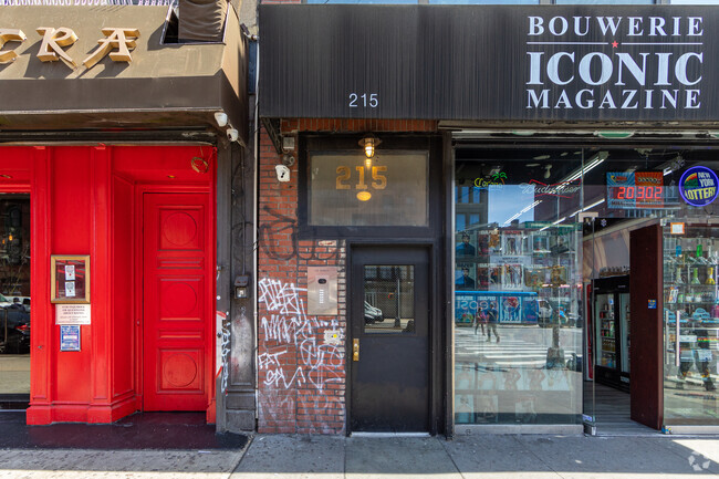 Entrance - 215 Bowery