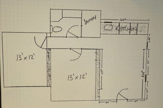 Distribución del apartamento - 232 S Buchanan St Unidad A