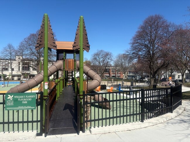 Newly renovated park adjacent to your fenced in yard! - 19 Ackley Pl Unit #2