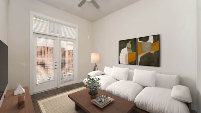Living Room with Hard Surface Flooring