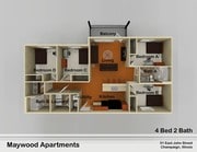 4BR/2BA