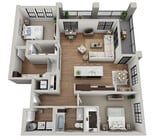 Floor Plan 2F | Arrabelle Apartments | Apartments in Cedarburg, WI