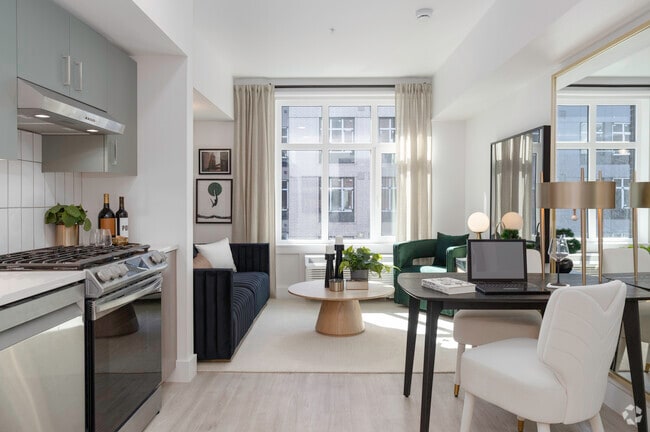 1BR, 1BA - 579SF Urban B1 Living Room