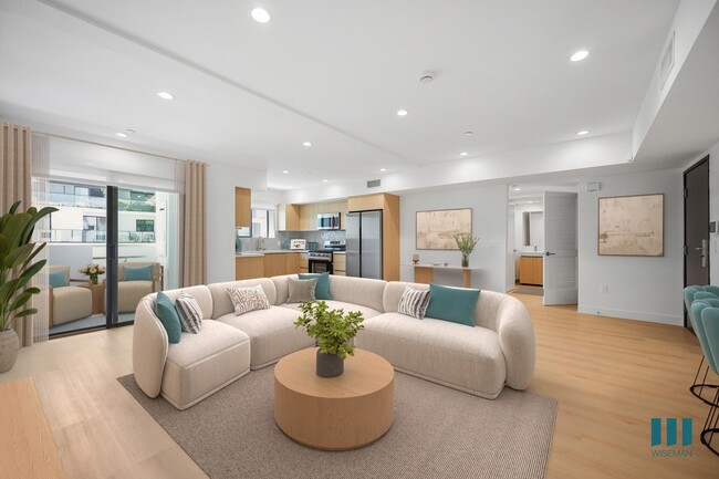 Open-Concept Kitchen, Dining, and Living Room - Orion Floor Plan - Hi Point Terrace by Wiseman