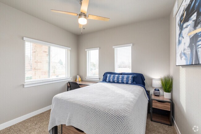 3BR, 2BA - 1048SF Bedroom 3 - Bighorn Landing