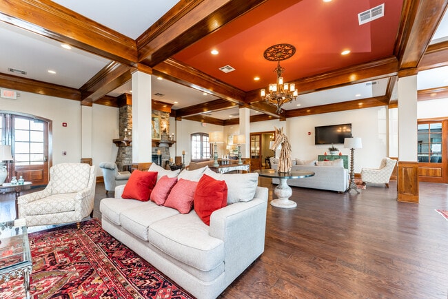 Interior of the clubhouse