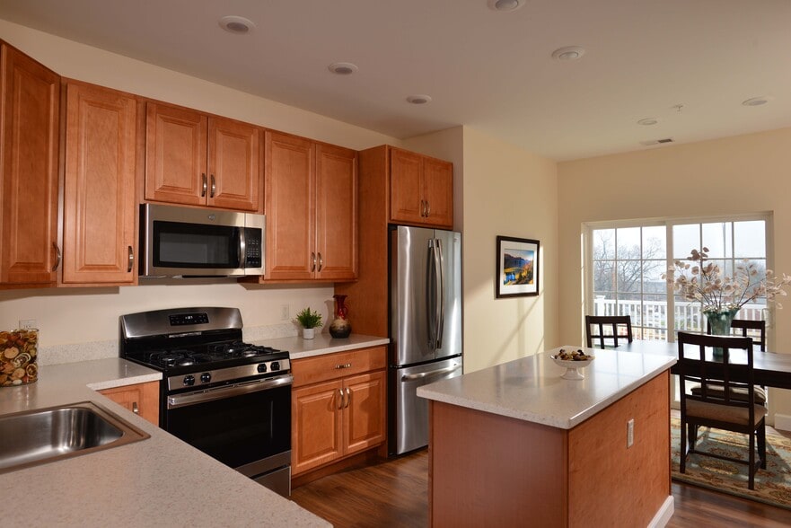 Modern Kitchen with Stainless Steel Appliances