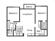 2BR/2BA