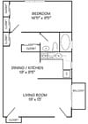 1BR/1BA