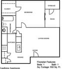 1BR/1BA