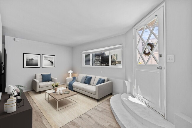 living room lower level - 3525 N Poinsettia Ave Unit Manhattan Beach Gem