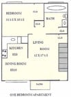 1BR/1BA