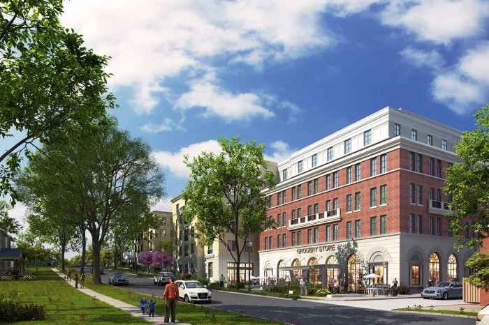 Rendering from NW - The Ladybird Apartments