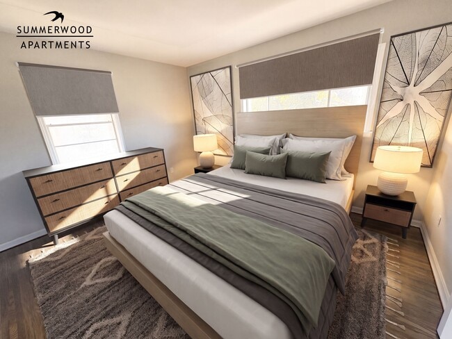 Summerwood 2bd/1ba Bedroom 1