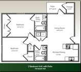 2BR/2BA
