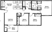 3BR/2BA