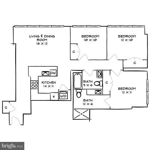 Building Photo - 2200 Benjamin Franklin Pkwy Unit 3B-N0105 Rental
