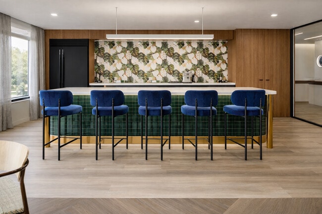 La sala del club Linden - The Linden Senior Residences