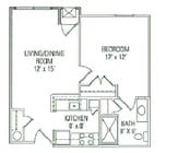 1BR/1BA