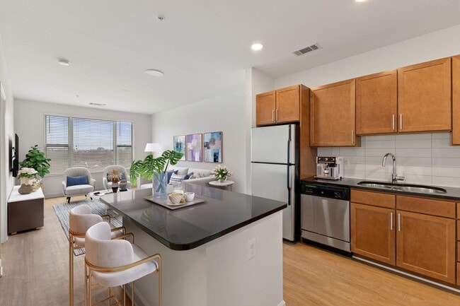 Kitchens are complete with granite countertops