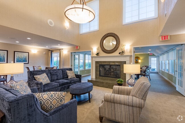 Fireside Room - Foresthill Highlands Apartments & Townhome...