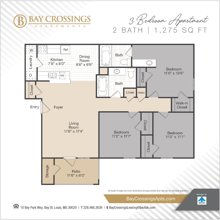 Floor Plan - 3 Bedroom