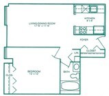 1 Bedroom - Traditional