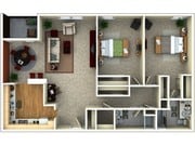 2BR/2BA