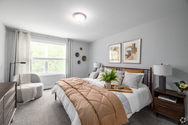 2BR, 2.5BA - 1,290SF - First Bedroom