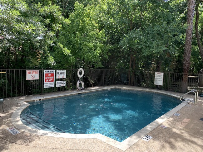 Piscina con área de picnic y parque junto a ella. 407 E 45th St (45th y Duval), Austin 78751 - 407 E 45th St #116