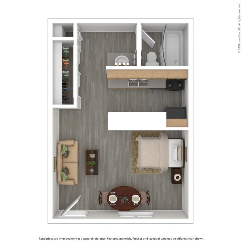 Floor Plan - Studio