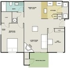 1BR/1BA