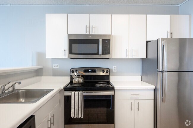Convertible, 1BA - 650SF Kitchen
