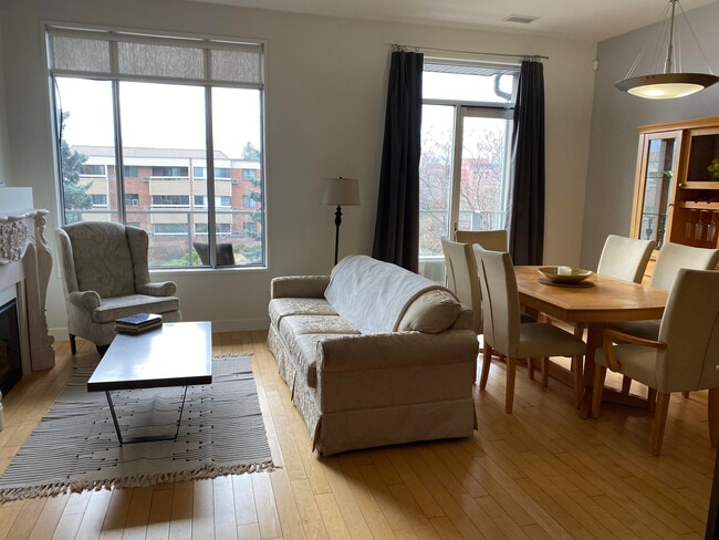 Living Room, Dining Area - 1495 Graham St Unit 306