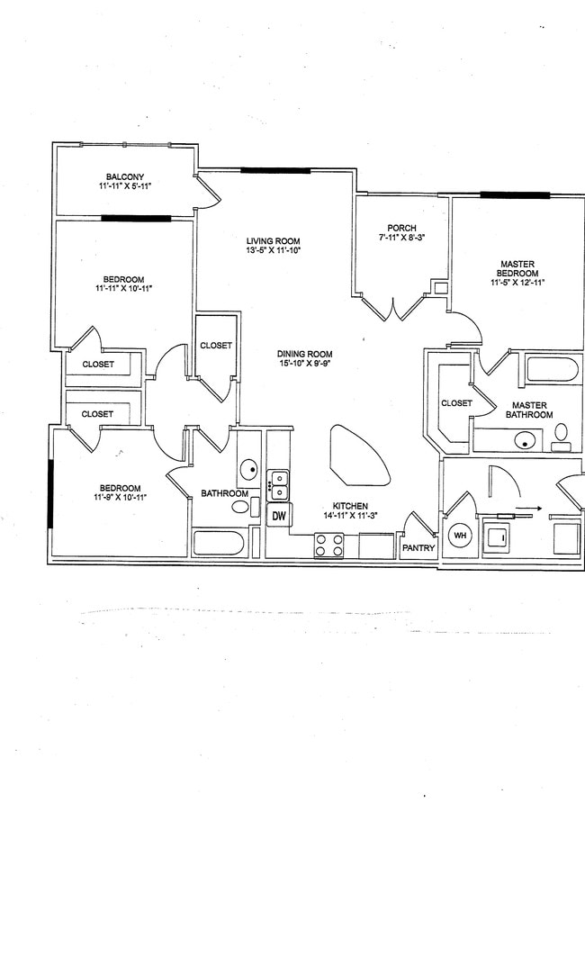 3BR/2BA