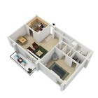 3D Floor Plan of Tier 7