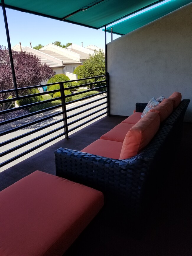 View from the deck off of the living room - 1007 N Rolling Green Rd Townhome