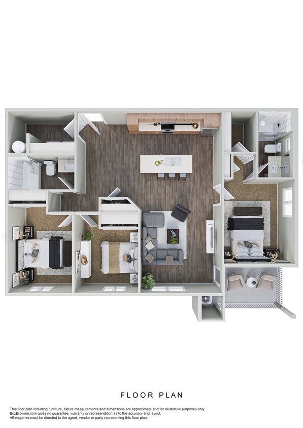 Floor Plan - 3 X 2