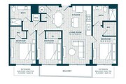 C1 floor plan Crest at Pinecrest