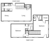 Interurban Building - PB9 - 2.5 Beds - 2.5 Baths - 1460 Sq. ft.