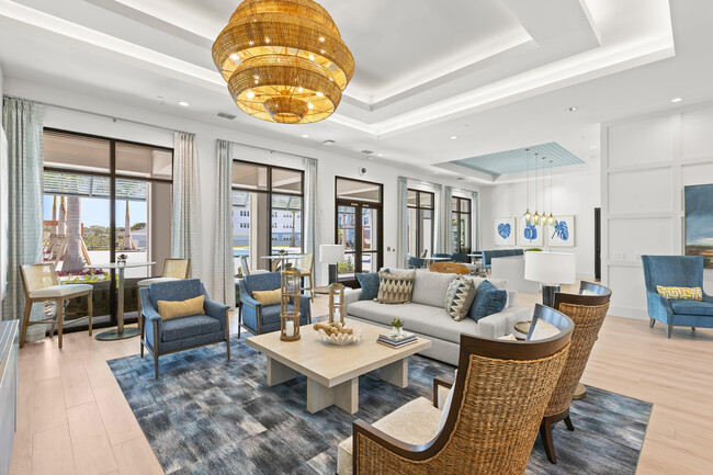 Clubhouse lounge with comfortable seating - Marlowe Jacaranda Rental