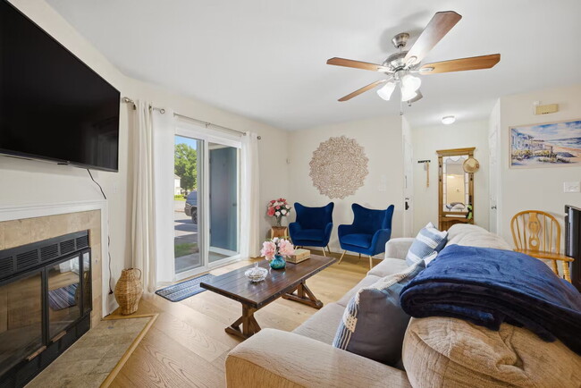 The Cozy Calm | Indoor Fireplace | LumiNest Homes