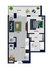 A1: 1BD | 1BA | 595 SF