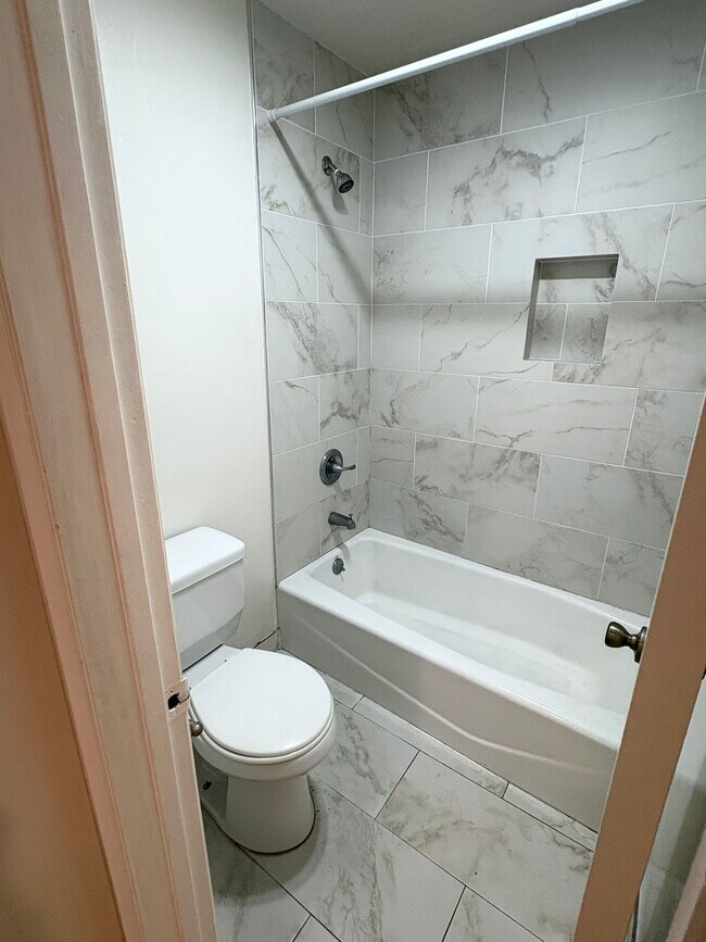 tile in the bathroom