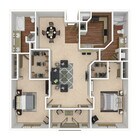 H floor plan Deerwood Apartments