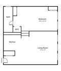 1 Bedroom Layout - Franklin Manor