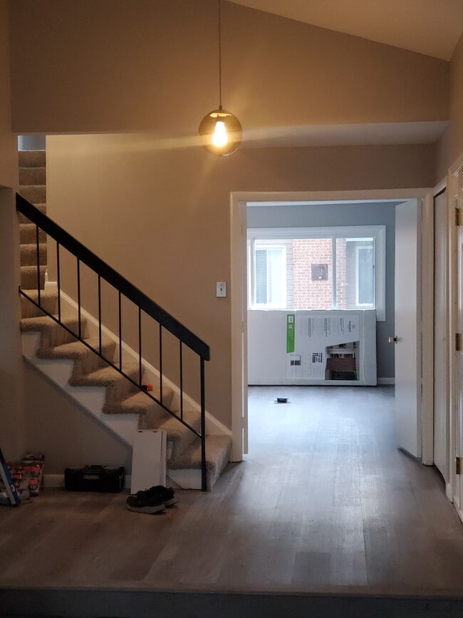 Stairwell and 1st floor master
