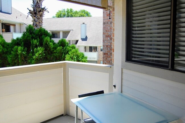 Large Patio Area with Privacy/Sun Shade and Hammock Hooks - 2500 Burleson Rd Unit Apt 519
