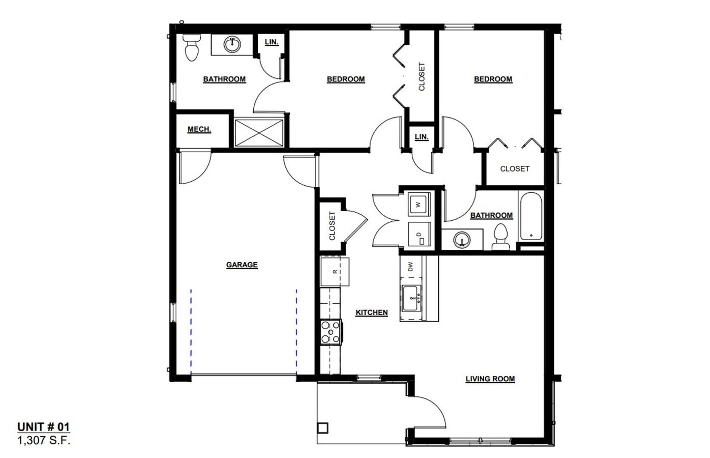 Photo - Pre-Leasing Now: Buffalo Ridge Townhomes | 2 Bed, 2 Bath, Attached Garage Unit A