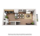 2 Bedroom | 2.5 Bath | 1179 SF | Second Floor